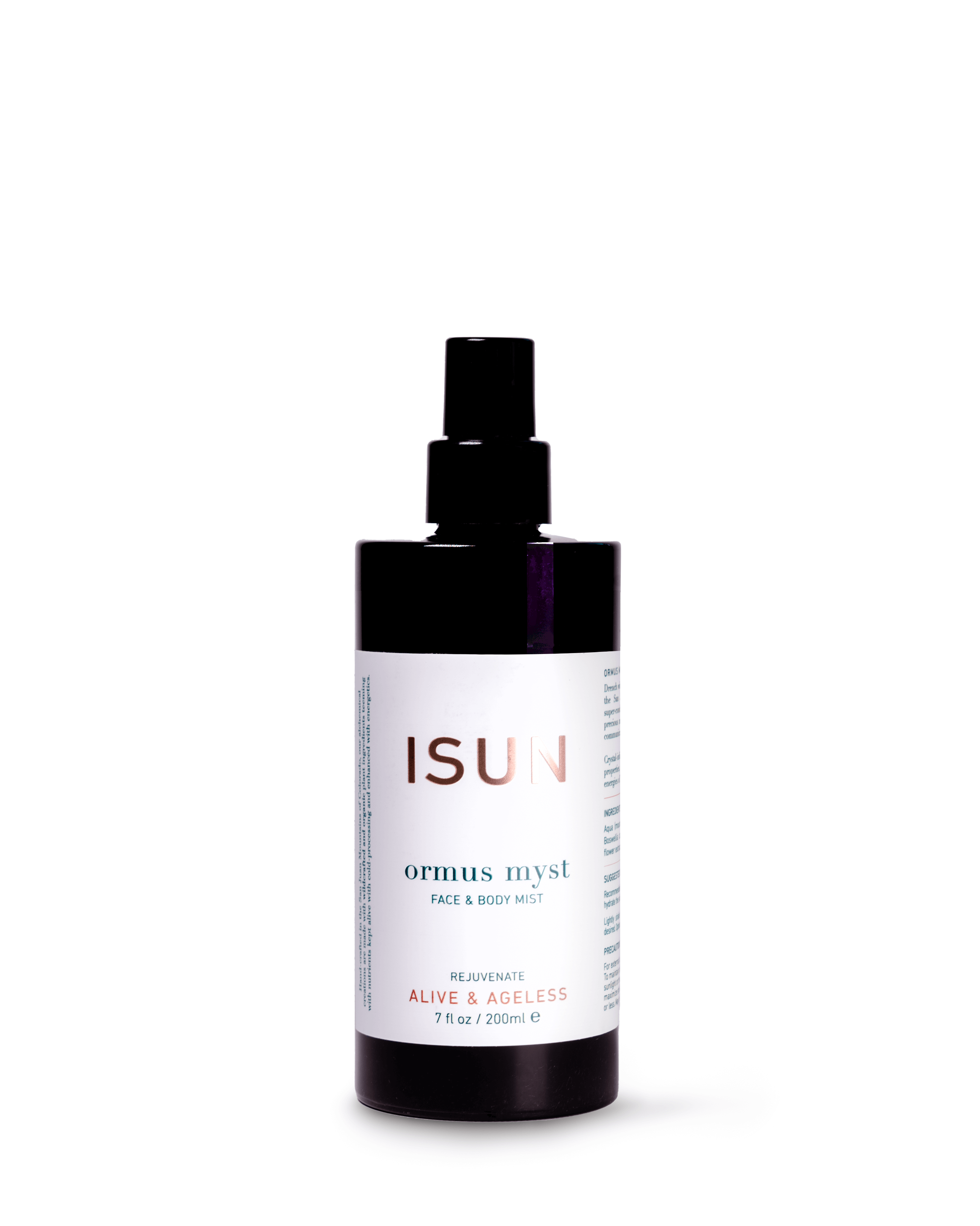 ISUN serum bottle on a white background