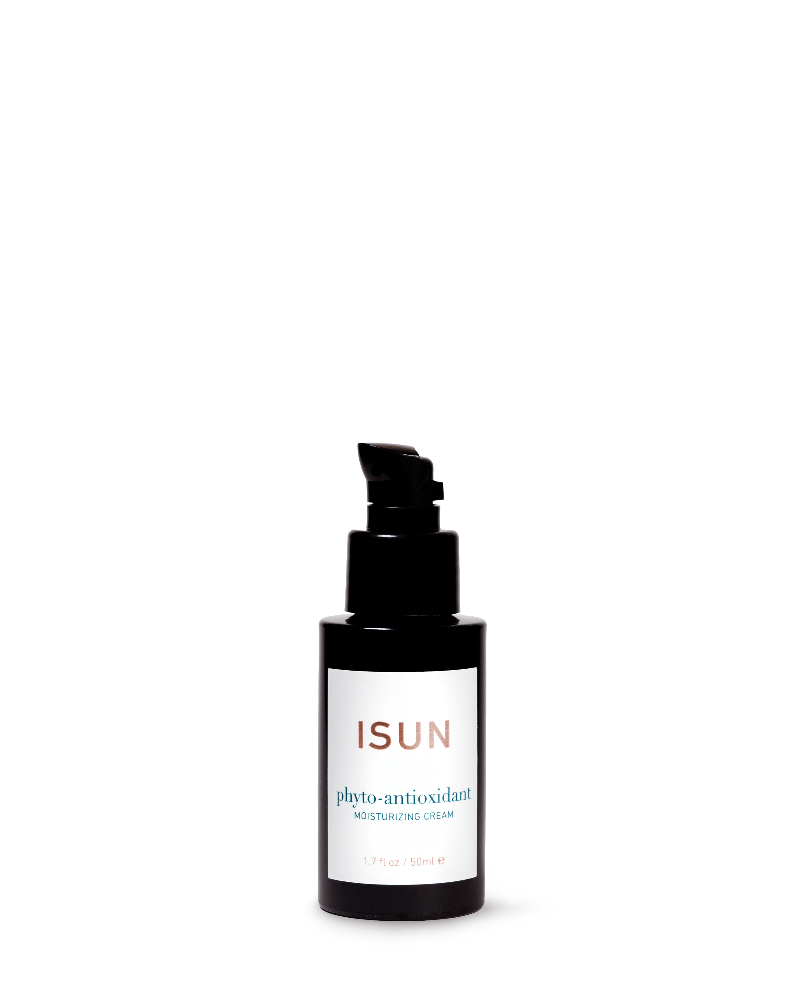 ISUN skincare bottle on a white background