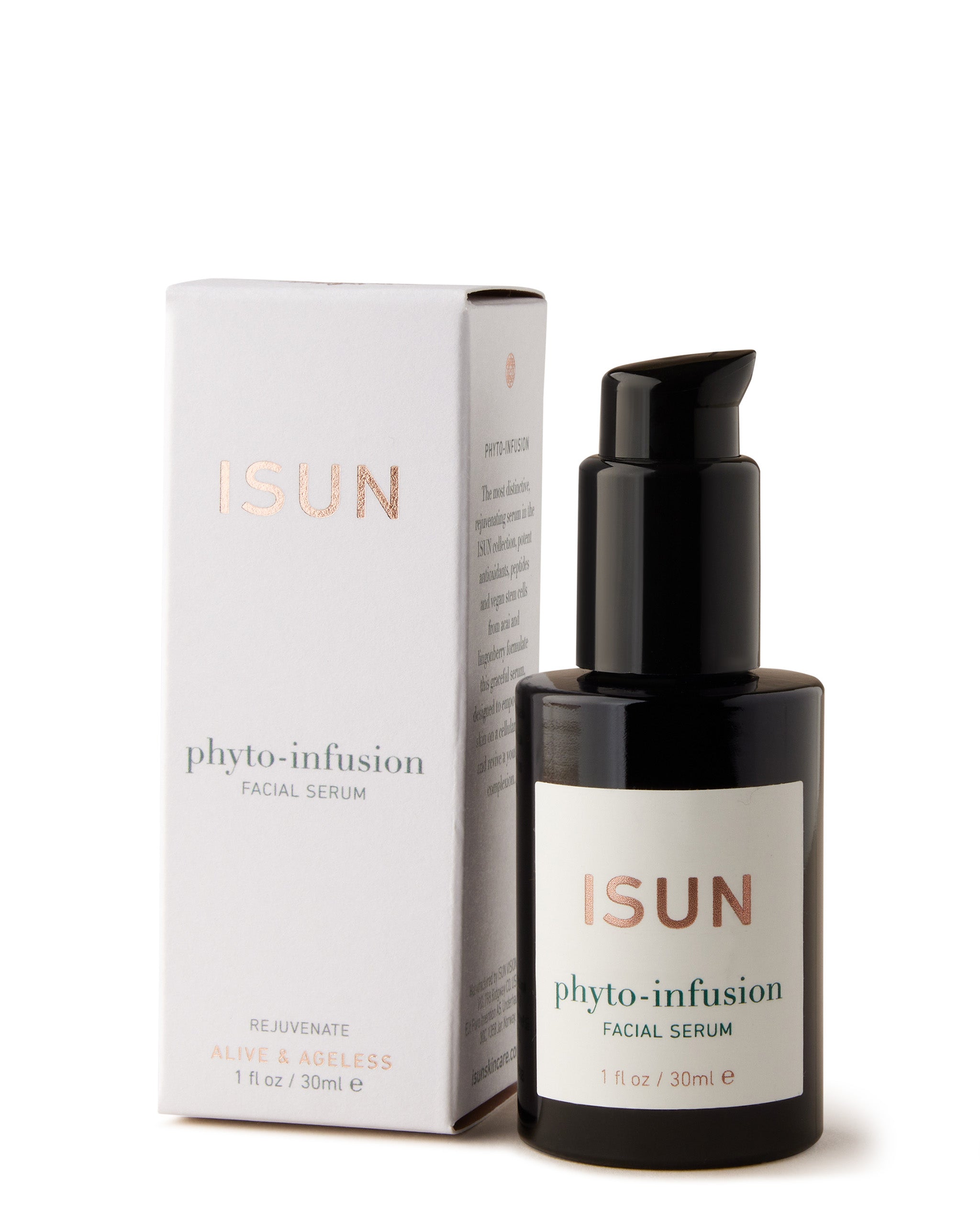 ISUN Phyto-Infusion Serum Bottle with Box.