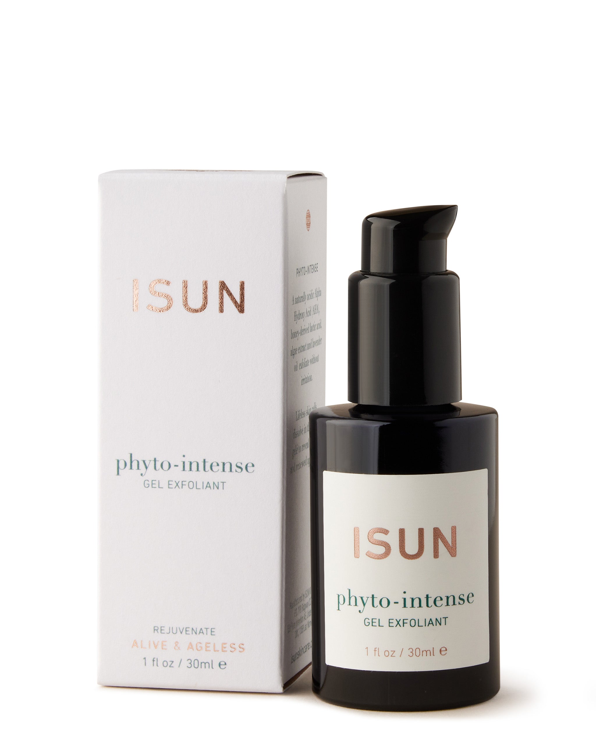 ISUN Phyto-Intense Exfoliant Bottle with box.