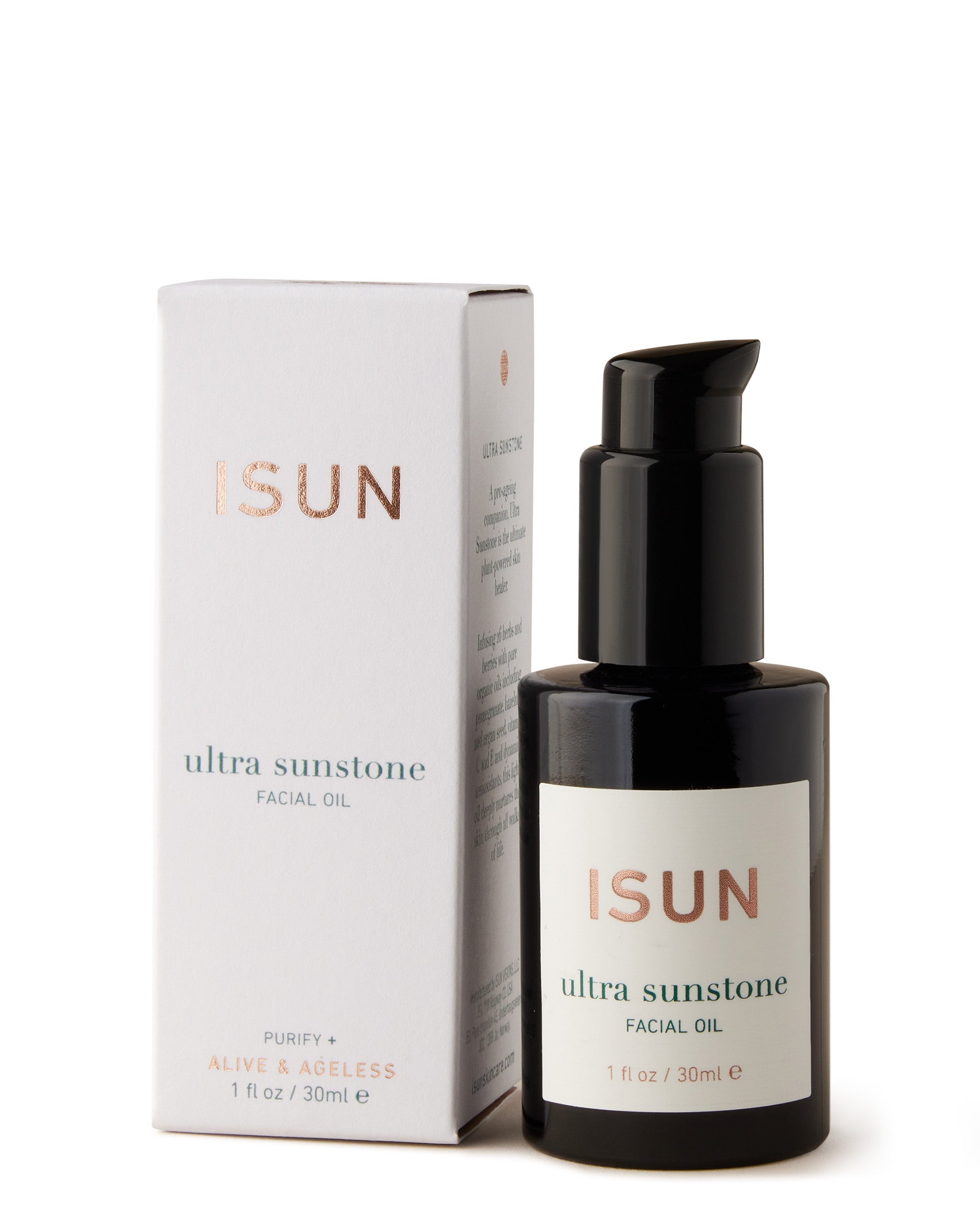 ISUN Ultra Sunstone Facial Moisturizer Bottle with Box.