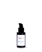 Black serum bottle labeled 'ISUN' on a white background