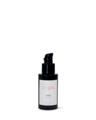 Skincare bottle labeled 'ruby' on a white background